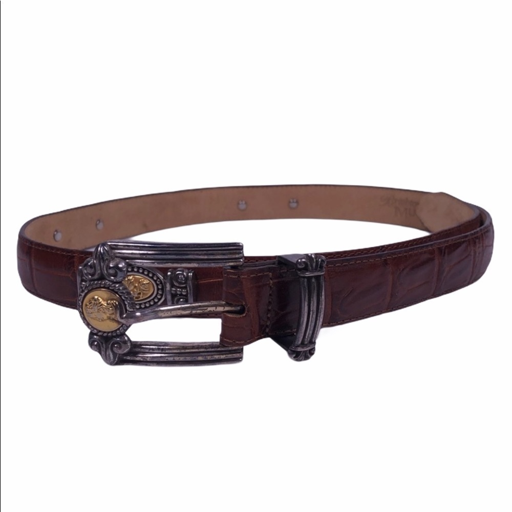 VINTAGE 1996 Brighton Museum Leather Belt